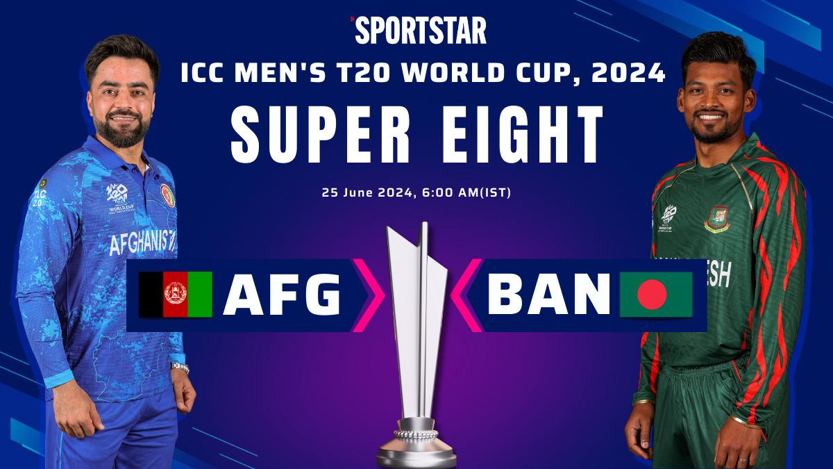 Afghanistan vs Bangladesh Live Score, T20 World Cup 2024 Super 8: AFG eyes win vs BAN to qualify for semifinal